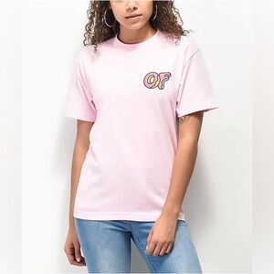 Odd Future Classic Logo Tee- Pink